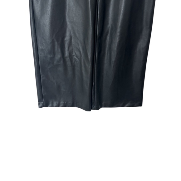 NWT $295 Ramy Brook Black Jace Faux Leather Pant Size 6 - Picture 5 of 12